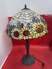 RARE Dale Tiffany Art Nouveau Vintage Stained Glass Office/Library Lamp