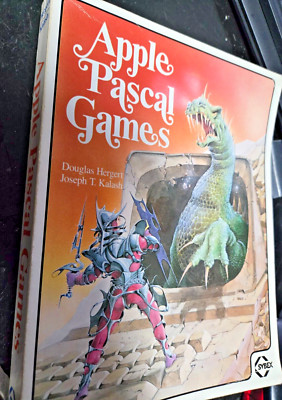 1981 APPLE PASCAL GAMES SYBEX COMPUTER PROGRAMMING BOOK VINTAGE HERGERT & KALASH