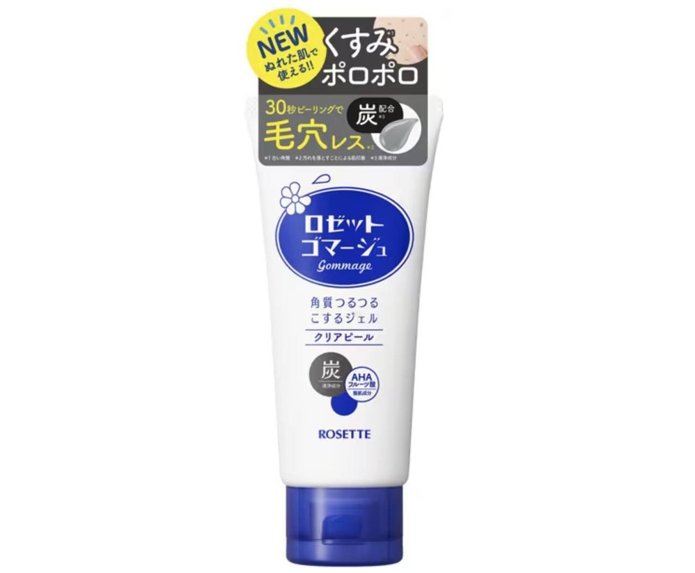 Rosette Gommage Clear Peeling Gel Charcoal 120g from Japan