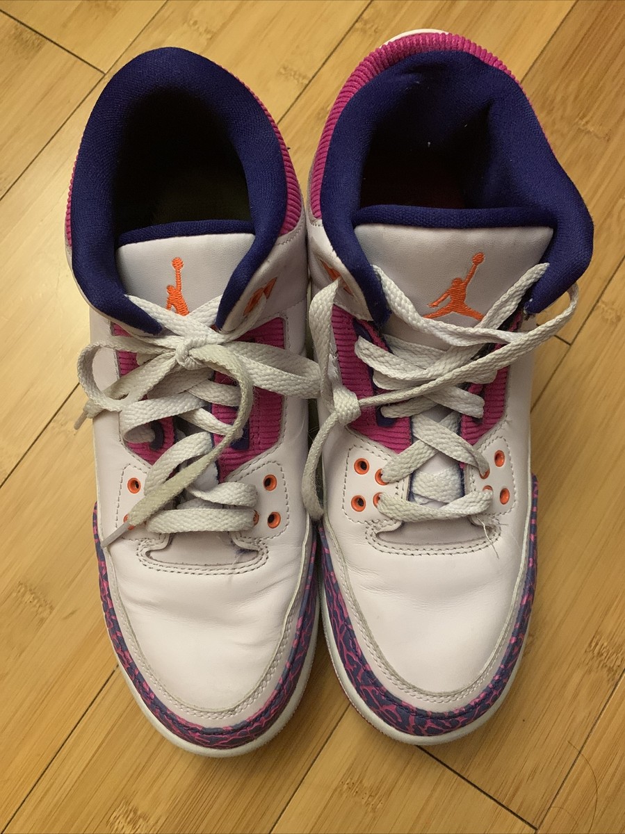 Air Jordan Retro Sz 7Y 441140-500 Barely Grape/Fire Pink