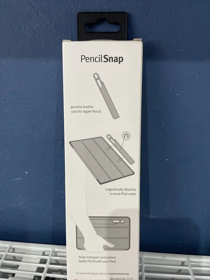 Capa protetora magnética Twelve South PencilSnap Apple Pencil conhaque camelo - Imagem 3 de 4