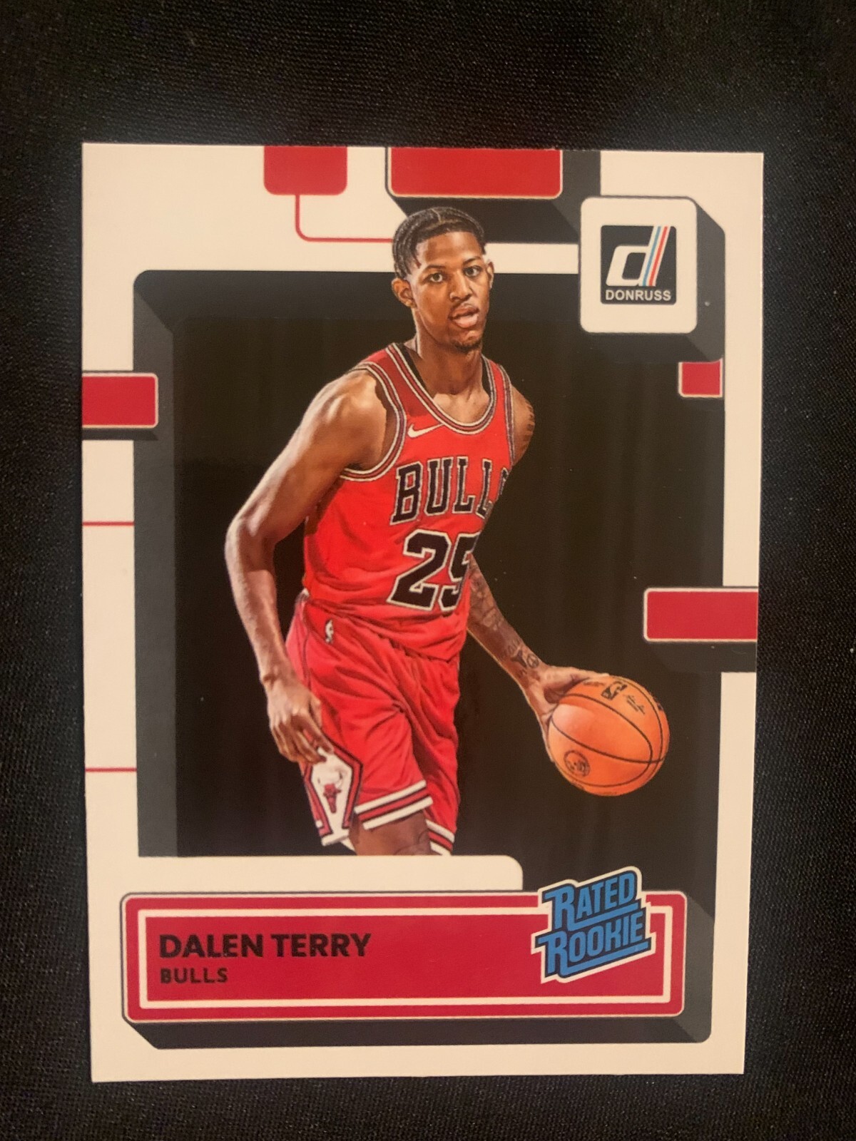 2022-23 Panini Donruss Rated Rookie Dalen Terry #218 Chicago Bulls