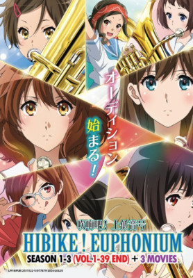 ANIME DVD Sound! Euphonium SEASON 1-3 (Vol.1-39End+3Movies) English Subtitle