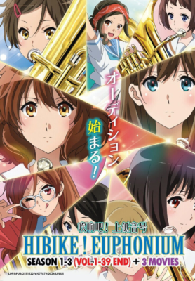 ANIME DVD Sound! Euphonium SEASON 1-3 (Vol.1-39End+3Movies