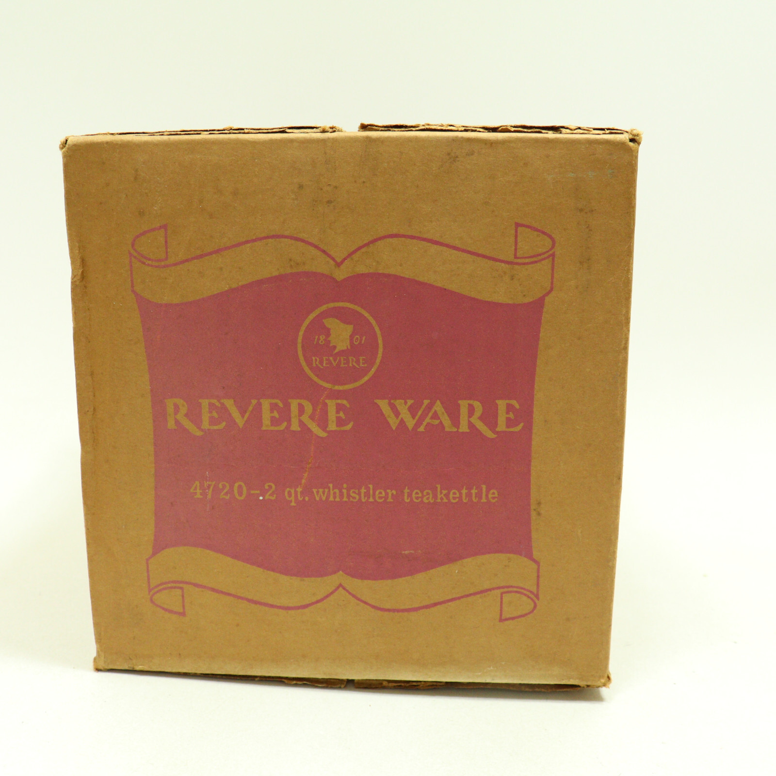 VTG Revere Ware 2qt Whistling Tea Kettle 4720 W/ Original Box eBay