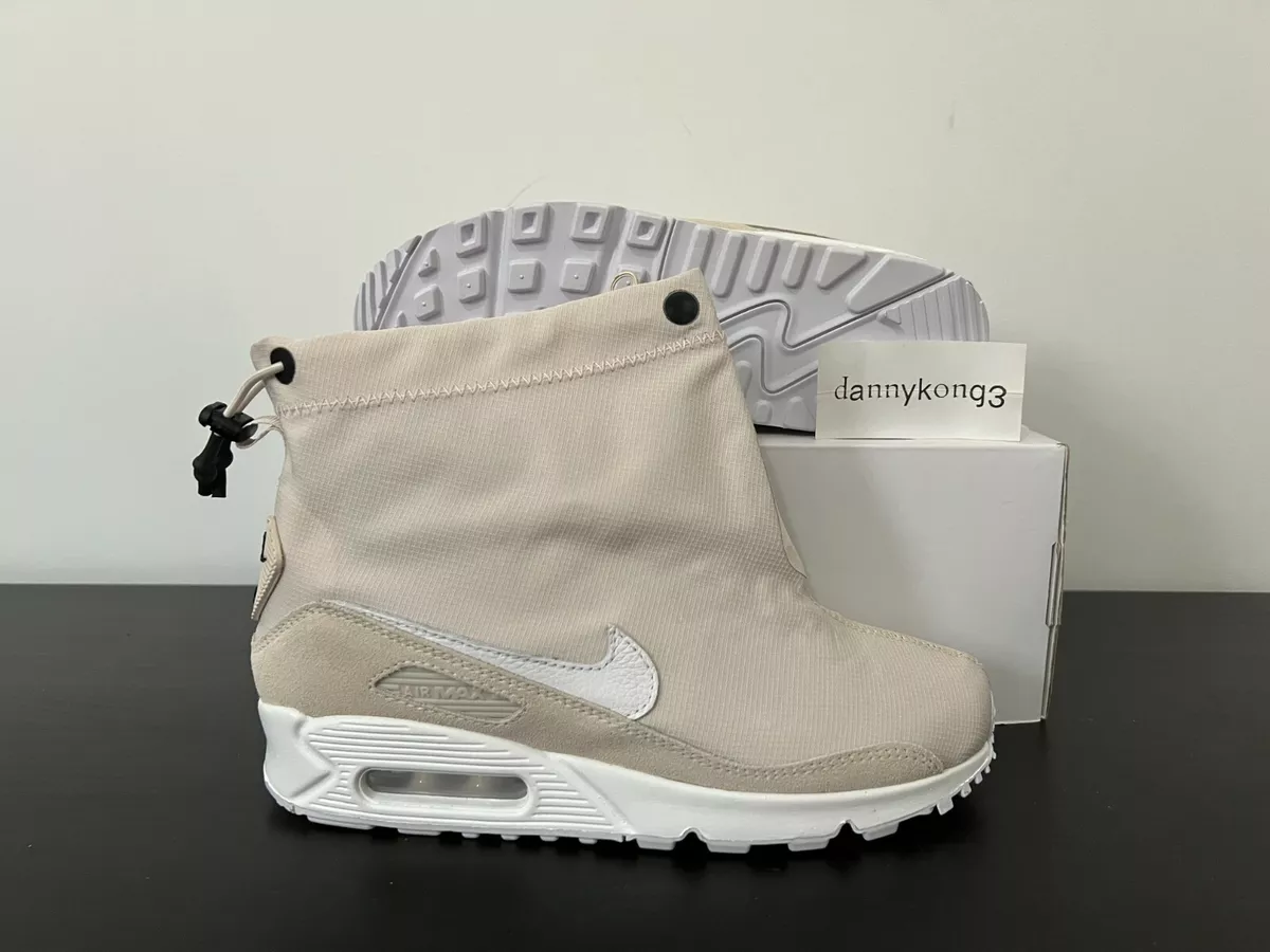 Nike ID By You Air Max 90 Unlocked Cream White Women s Size 7.5 DB9475 991 New