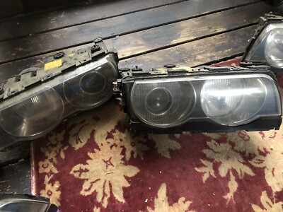1999-2001 BMW E38 740 Headlight Pair Left + Right #2