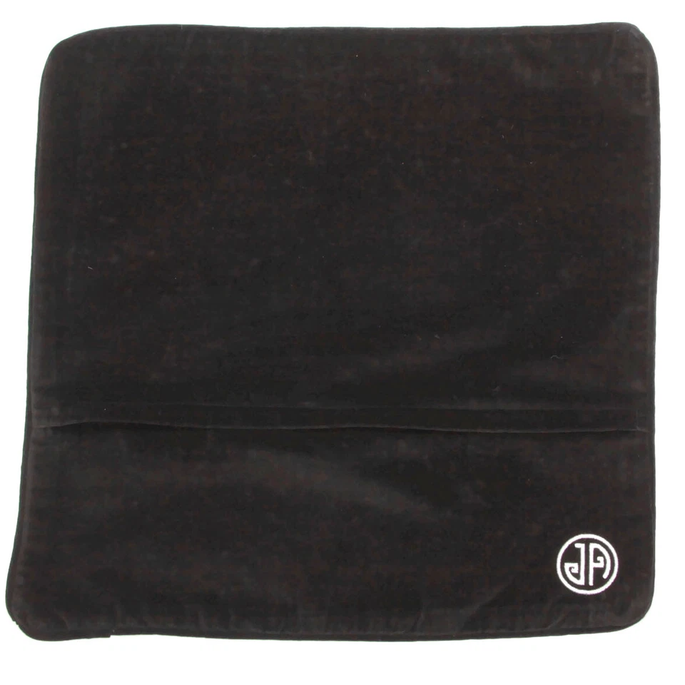 Jonathan Adler LUST Needlepoint Black and Cream Throw Pillow Case - Image 2 of 4