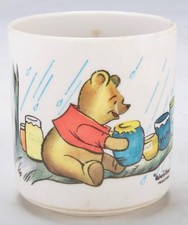 Vintage Walt Disney Winnie the Pooh Melamine Child Mug Cup Honey Pot