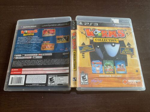 Worms Collection (Sony PlayStation 3, PS3 2013) kein Handbuch - getestet