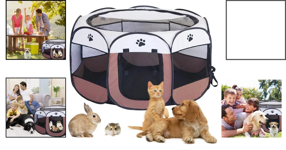 Hundekäfig mit exzellenter Luftzirkulation – 74x74x43 cm für Indoor & Outdoor - Bild 2 von 4