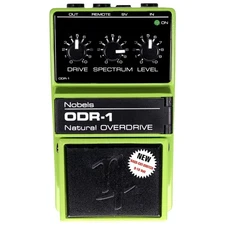 Nobels 2020 ODR-1 Natural Overdrive 9-18v Guitar Effects Pedal w Bass Cut Switch