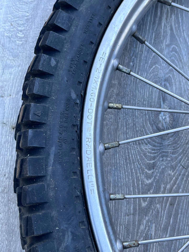 Yamaha Vorderrad Felge DT 125 DT125r 4BL 21 x 1,60 Wheel Radaelli - Bild 4 von 4