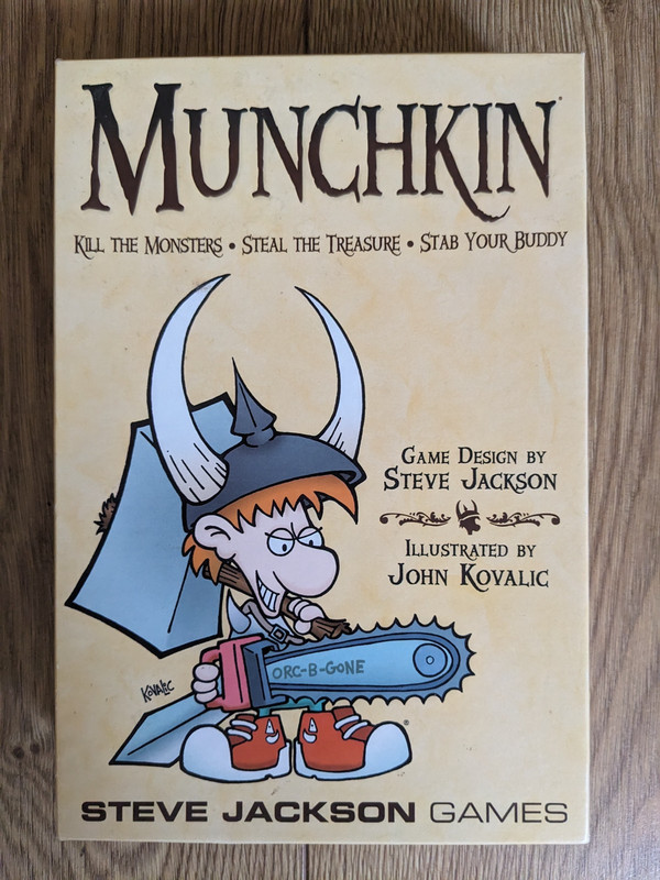 Munchkin - Fantasy card / board game by Steve Jackson Games - Complete