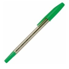 Uni-Ball Uniball SA-S Stick Ballpoint Pens Green Fine Point 0.7mm Steel Tip