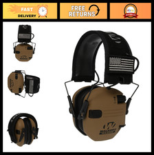 Slim Electronic Hearing Protection Muff - Noise Cancelling, Lightweight Adjust