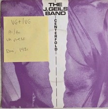 The J . Geils Band Centrefold Vinyl Record 7" VG+/VG EA 135 1981