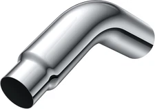 JY PERFORMANCE 4 Inch (ID) 4'' Inlet 5'' Outlet, Silver 