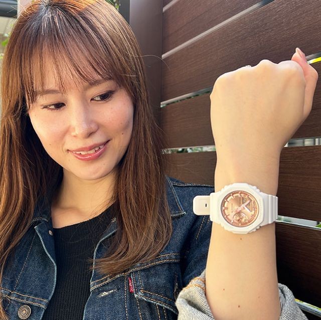 Casio G-Shock GMA-S2100MD-7AJF Women’s Analog-Digital Watch White Gold image 4