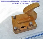 Vintage Beech & Steel Bookbinders Plough Plane Part Only for Spares by DRYAD