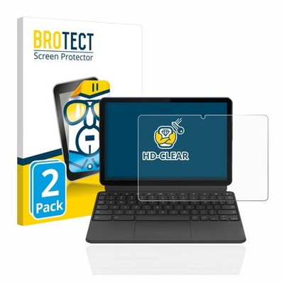 2x Display Schutz Folie für Lenovo IdeaPad Duet Chromebook 10.1'' (im 