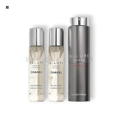 Chanel Allure Homme Sport Eau Extreme Nachfüllbar Eau de Parfum 3 x 20ml