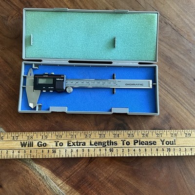 Mitutoyo 500-351 CD-6''P Digimatic Digital Dial Caliper In Original Case Japan
