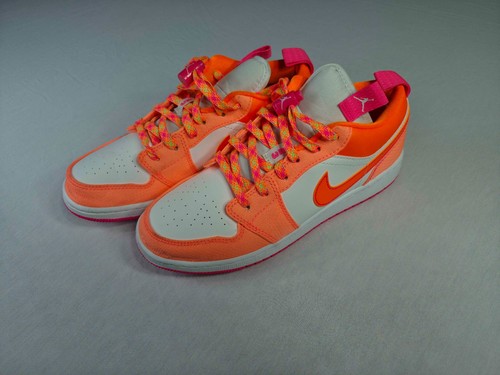 Nike Air Jordan 1 Low SE GS Orange Pink Weiß Jugend Mädchen Schuhe 6Y DJ0530-801 - Bild 10 von 10