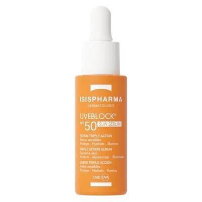 ISISPHARMA Uveblock SPF 50 Sun Serum Triple Action Sensitive Skin 28 Ml