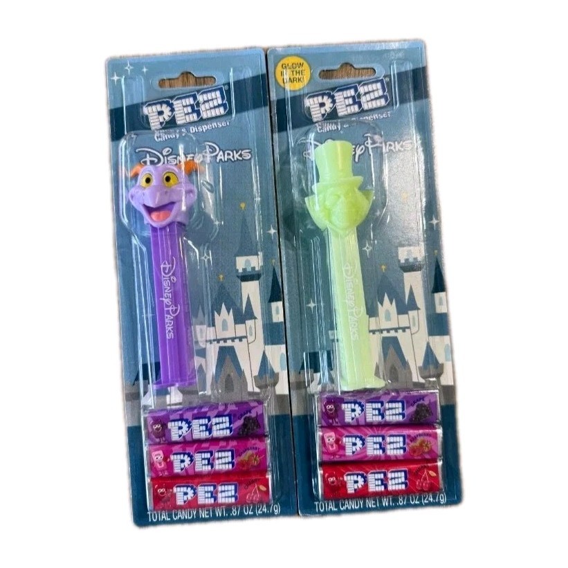 2025 Disney Parks Figment & Glow In The Dark Hatbox Ghost Pez
