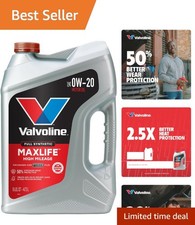 Full Synthetic High Mileage with MaxLife Technology SAE 0W-20 Motor Oil 5 QT,... 39.16 per gallon