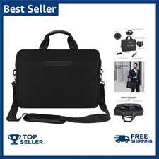 18 Inch Laptop Bag, Expandable Briefcase, Computer Bag Men Black-18.4 Inch