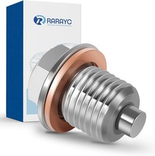 M14 x 1.5 Magnetic Oil Drain Plug Stainless Steel with Crush W Size: M14 x 1.5