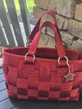 Red Harveys Seatbelt Ring Tote Bag