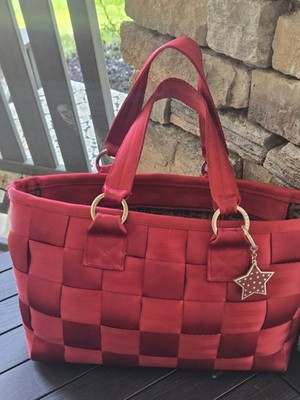 Red Harveys Seatbelt Ring Tote Bag