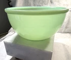 Jadite 6' Mixing Bowl Smooth Beaded Rim Very Good Vintage Fire King