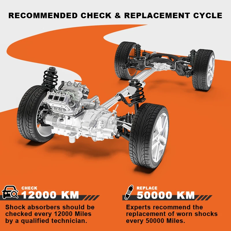 4X Front+Rear Complete Strut Shocks Assembly For GMC Acadia Buick Enclave 172949 Foto 4 de 4