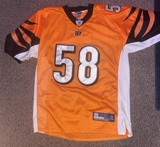 Rey Maualuga Cincinnati Bengals Reebok On-Field Mens 50 Football Jersey