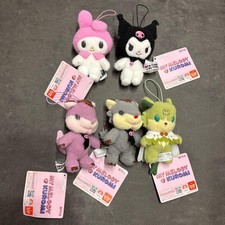 My Melody  Kuromi Netflix Mascot Plush Tamba Sasage Pistachio Set of 5 Sanrio