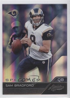 2011 Panini Absolute Memorabilia Spectrum Silver 25/50 Sam Bradford #91 9bh