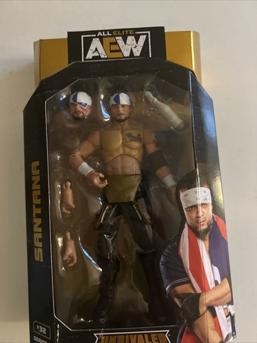 AEW Unrivaled Collection Series #4 SANTANA 6" Actionfigur Jazwares 2021 #32 - Bild 2 von 5