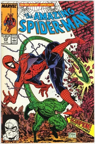 Amazing Spider-Man 318 VF/NM 9.0 High Grade Scorpion Todd McFarlane Marvel BIN