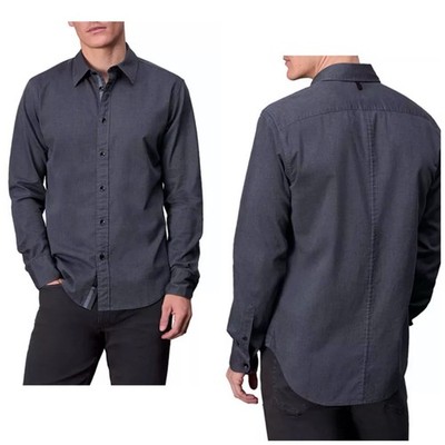 NWT Rag & Bone $198 Tomlin Stretch Dobby Shirt In Shark Blue Size: Small