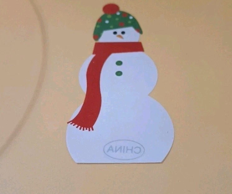 Pampered Chef Snowman 6” Round Glass Appetizer Dessert Plates Christmas 4 NIB - Image 3 of 4