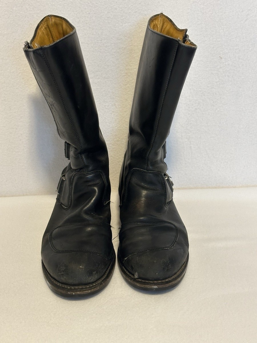 Chippewa 27862 Black Odessa Leather Euro Rally Motorcycle BOOTS