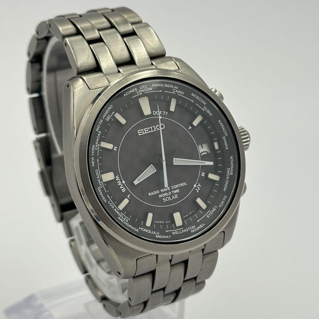 Seiko Solar Men's Watch 7B25-0AB0 Stainless Steel 1290