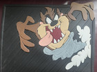 1999 UTILITY MAT - 14" X 17" - LOONEY TUNES - TASMANIAN DEVIL - NEW WITH TAG — photo 2