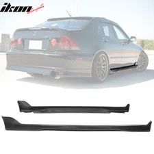 Fits 2001-2005 Lexus IS300 TRD Style 2PCS Side Skirts Rocker Pannel Extension PU
