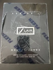 1994-95 Fleer Flair Hockey Factory Sealed Hobby Box 24 Packs