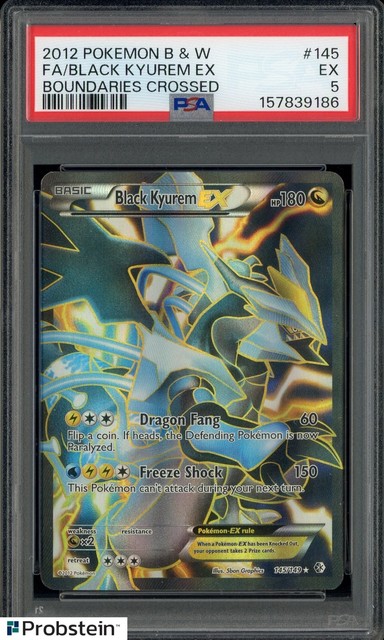Black Kyurem EX #145 (Boundaries Crossed (2012))